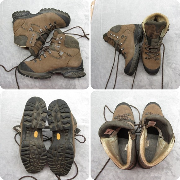 Meindl Other - Hanwag Boots Men 11 Brown Hiking Leather Ankle LaceUp Outdoor Rugged Mountaineer